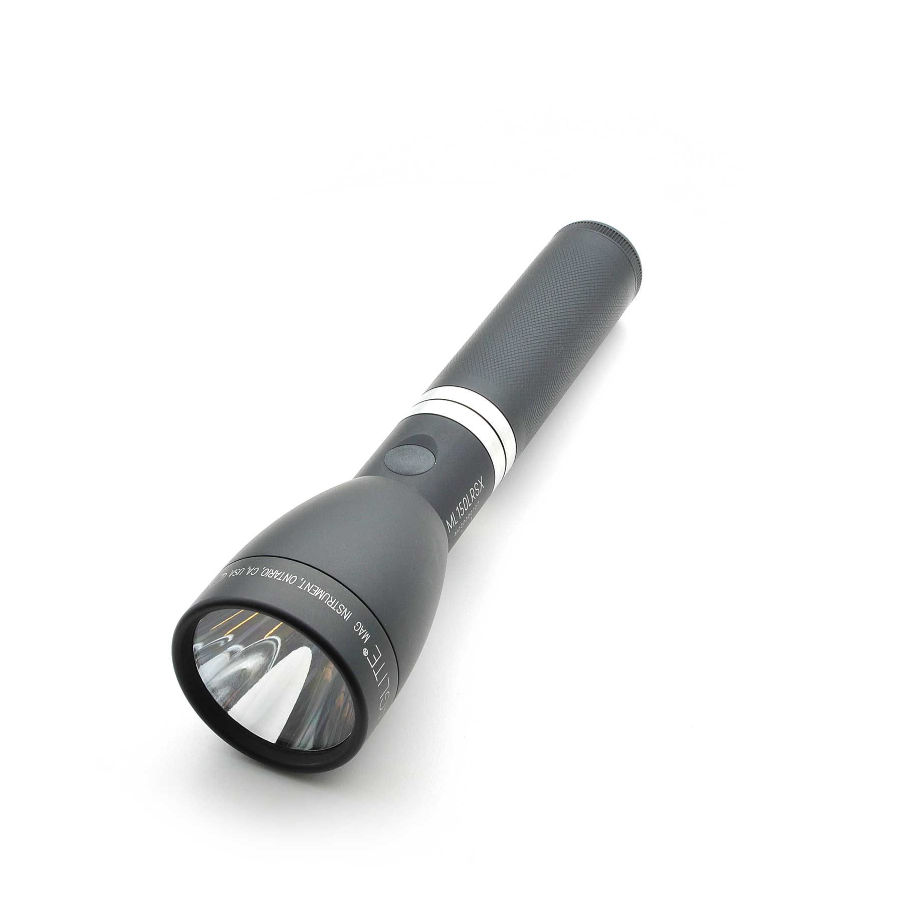 Maglite® ML150LRSX® Rechargeable LED Flashlight - Matte Black - Custom Engraving – 391-Meter Beam, 819 Lumens, Quick Focus®, QuickClik® & LiFePO4 Rechargeable Power