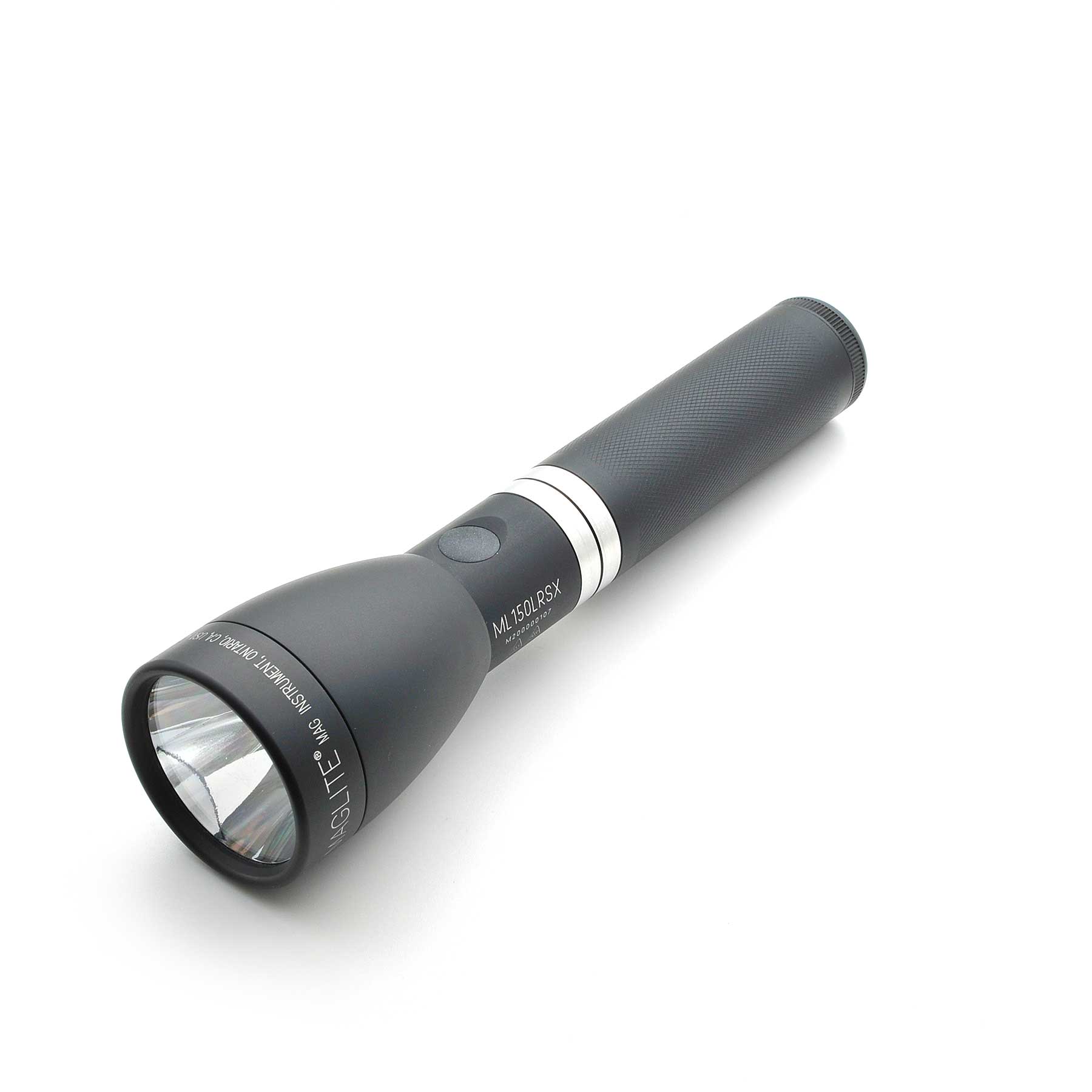 Maglite® ML150LRSX® Rechargeable LED Flashlight - Matte Black - Custom Engraving – 391-Meter Beam, 819 Lumens, Quick Focus®, QuickClik® & LiFePO4 Rechargeable Power