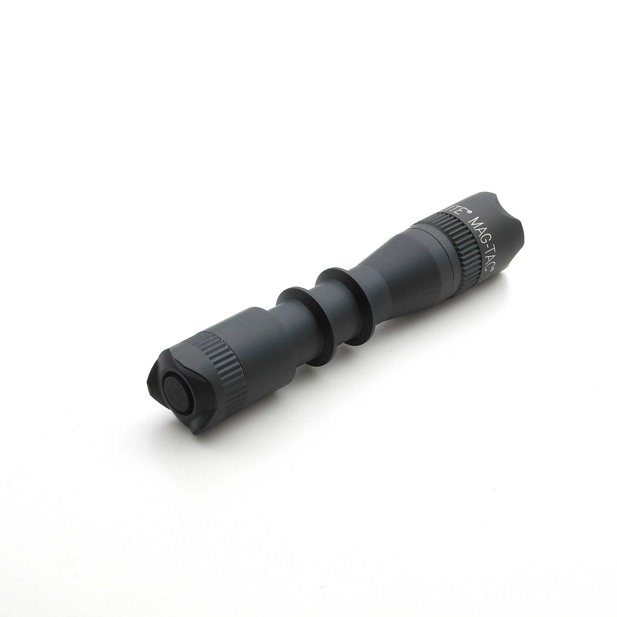 Side view of MAG-TAC 2 TM Black Crown Bezel showing MAG-TAC lettering on the crown