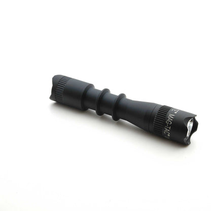 Side view of MAG-TAC 2 TM Black Crown Bezel with segmented barrel and textured ring