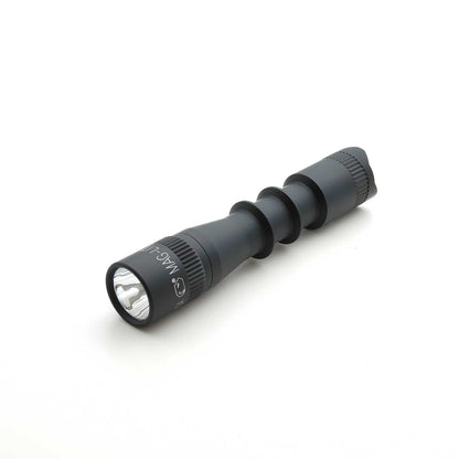 MAG-TAC 2 TL Black Plain Bezel flashlight with prominent lens and textured body