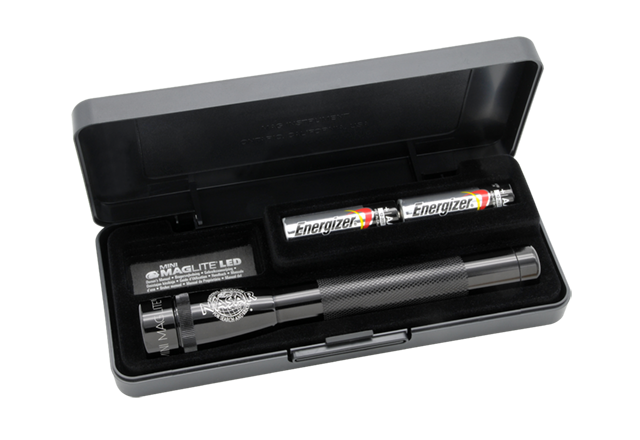 Mini Maglite LED Flashlight NASAR engraved