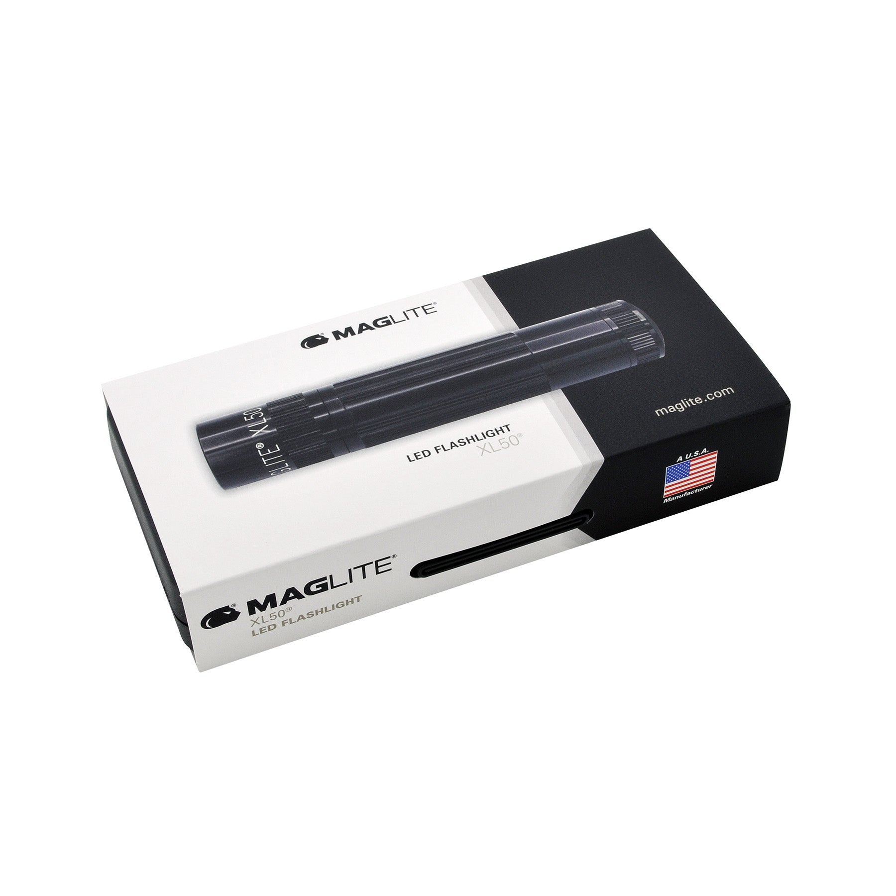 Maglite® XL50® LED Flashlight - Black - Custom Engraving – 224-Meter Beam, Up to 25-Hour Runtime & 200 Lumens