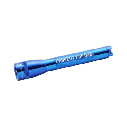 Mini Maglite Xenon 2AA - Property of Dad - Blue