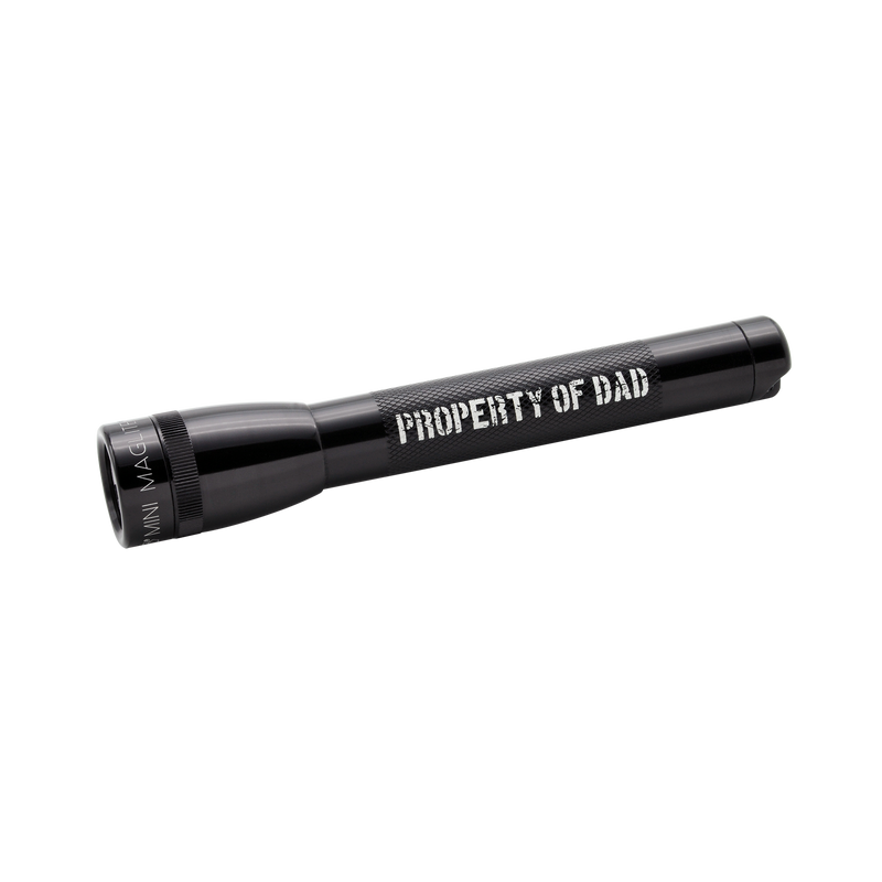Mini Maglite Xenon 2AA - Property of Dad - Black