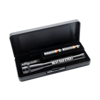 Mini Maglite LED 2AA Pocket Flashlight - Best Dad Ever - Black