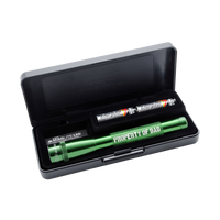 Mini Maglite LED 2AA Pocket Flashlight - Property of Dad - Green