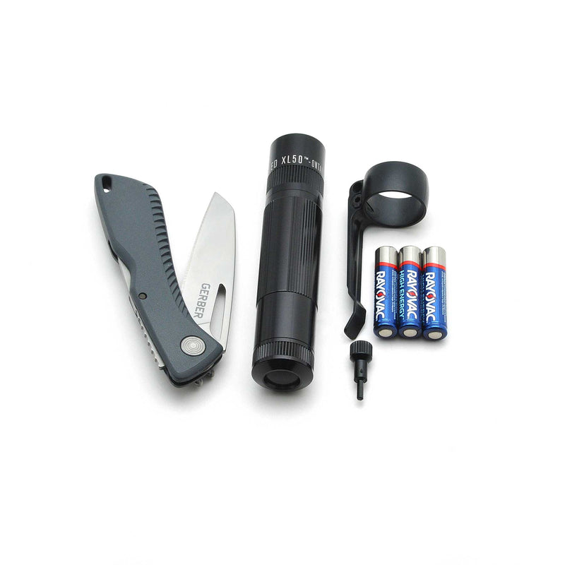 Maglite® XL50 - LED Flashlight - Gerber Sharkbelly Knife Bundle