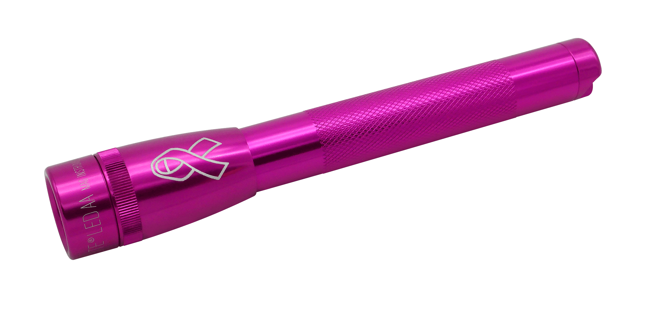 Mini Maglite AA LED Pocket Flashlight with National Breast Cancer Foundation engraving