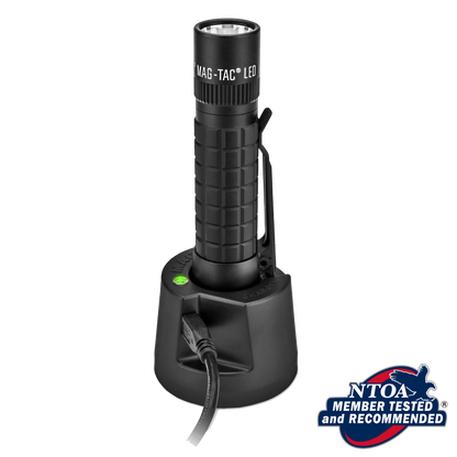MAG-TAC LED Rechargeable Flashlight System Plain Bezel NLEOMF