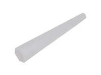 Red traffic safety wand designed to fit MAG-TAC flashlights