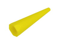 Yellow traffic wand sleeve designed to fit ML25 flashlights