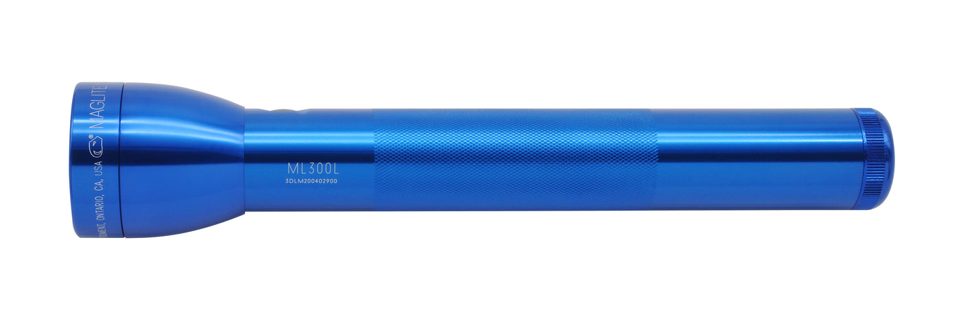 ML300L LED 3-Cell D Flashlight - Blue - Custom Engraving