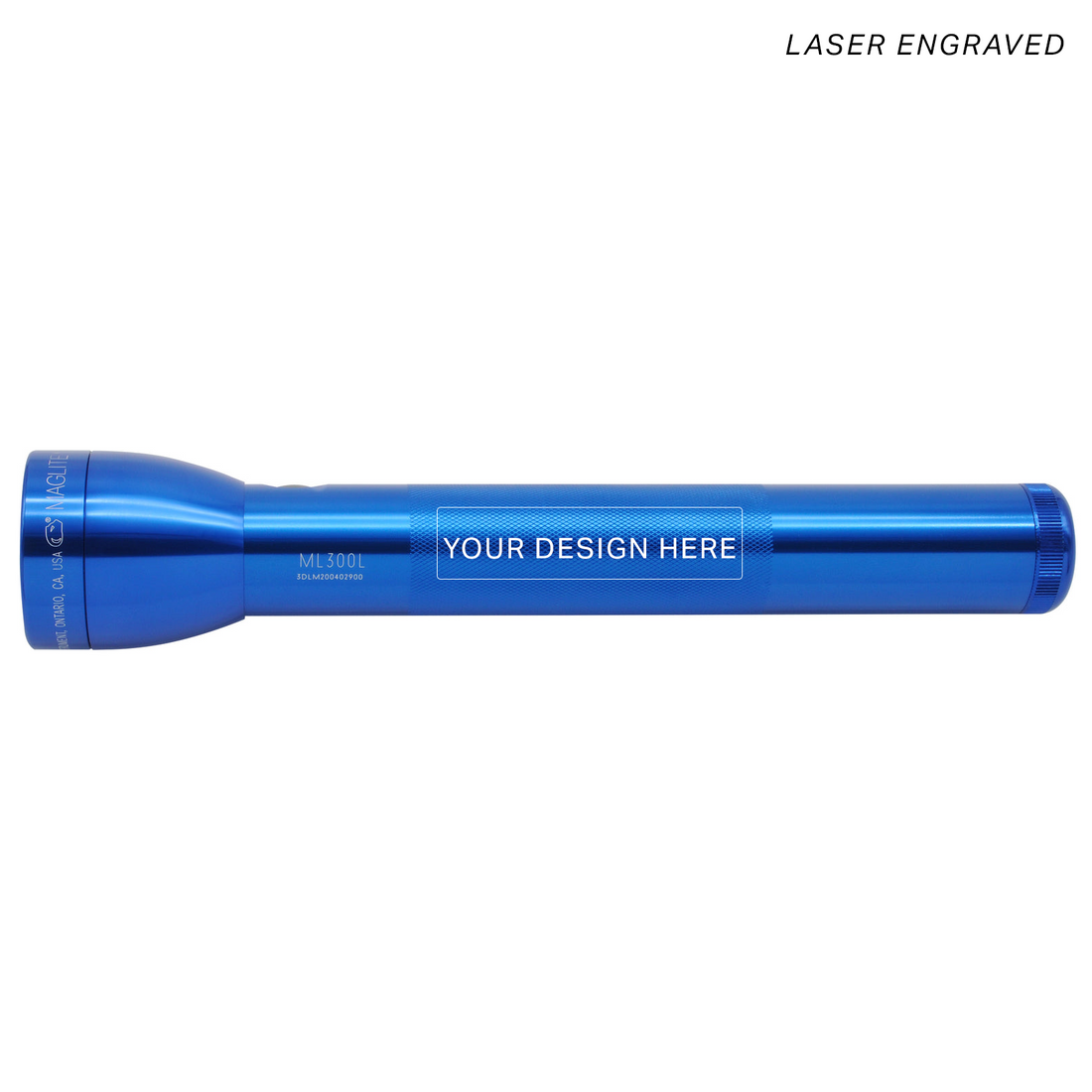 Maglite ML300L LED 3-Cell  Custom Laser Engraved