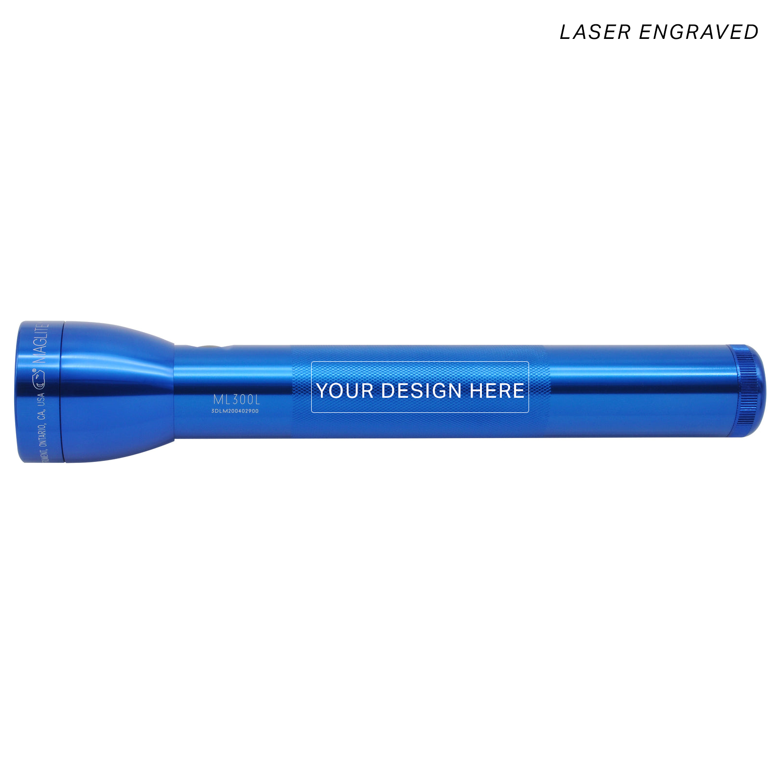 Maglite ML300L LED 3-Cell  Custom Laser Engraved