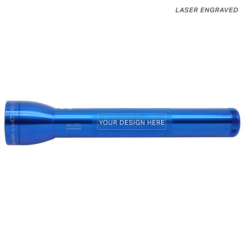 M!LK キャンドリペンライト　青 ML ML300L LED 3 Cell D Flashlight Blue Engraved – Maglite