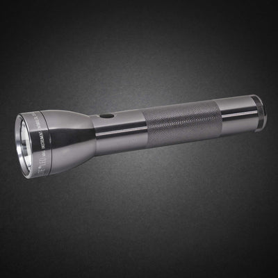 Maglite ML300L 2-Cell LED Flashlight, Grey