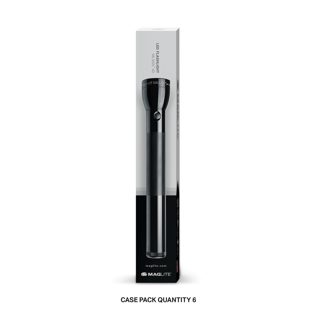 ML300L 4D LED long running Maglite flashlight in its retail box.