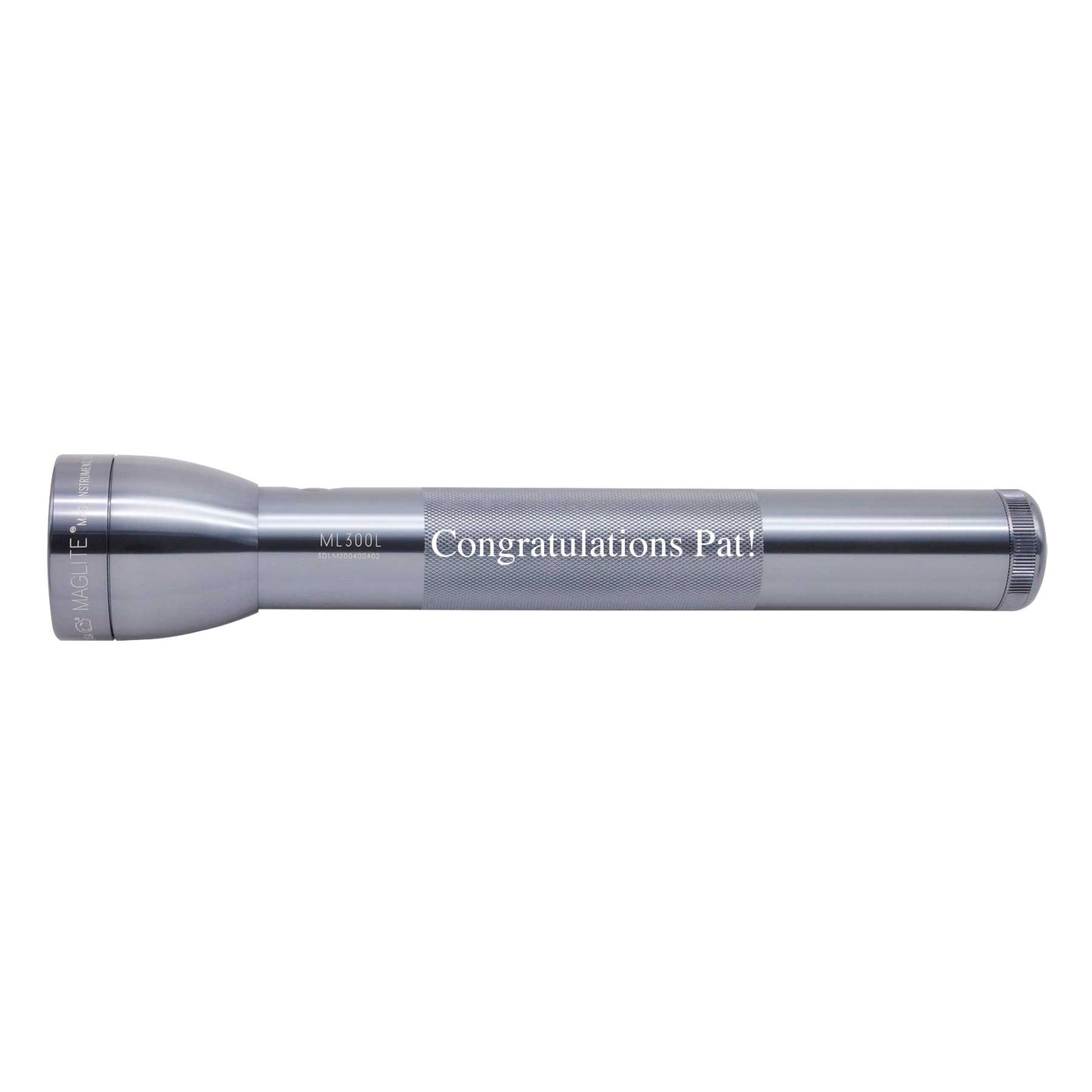 ML300L LED 3-Cell D Flashlight - Gray - Custom Engraving