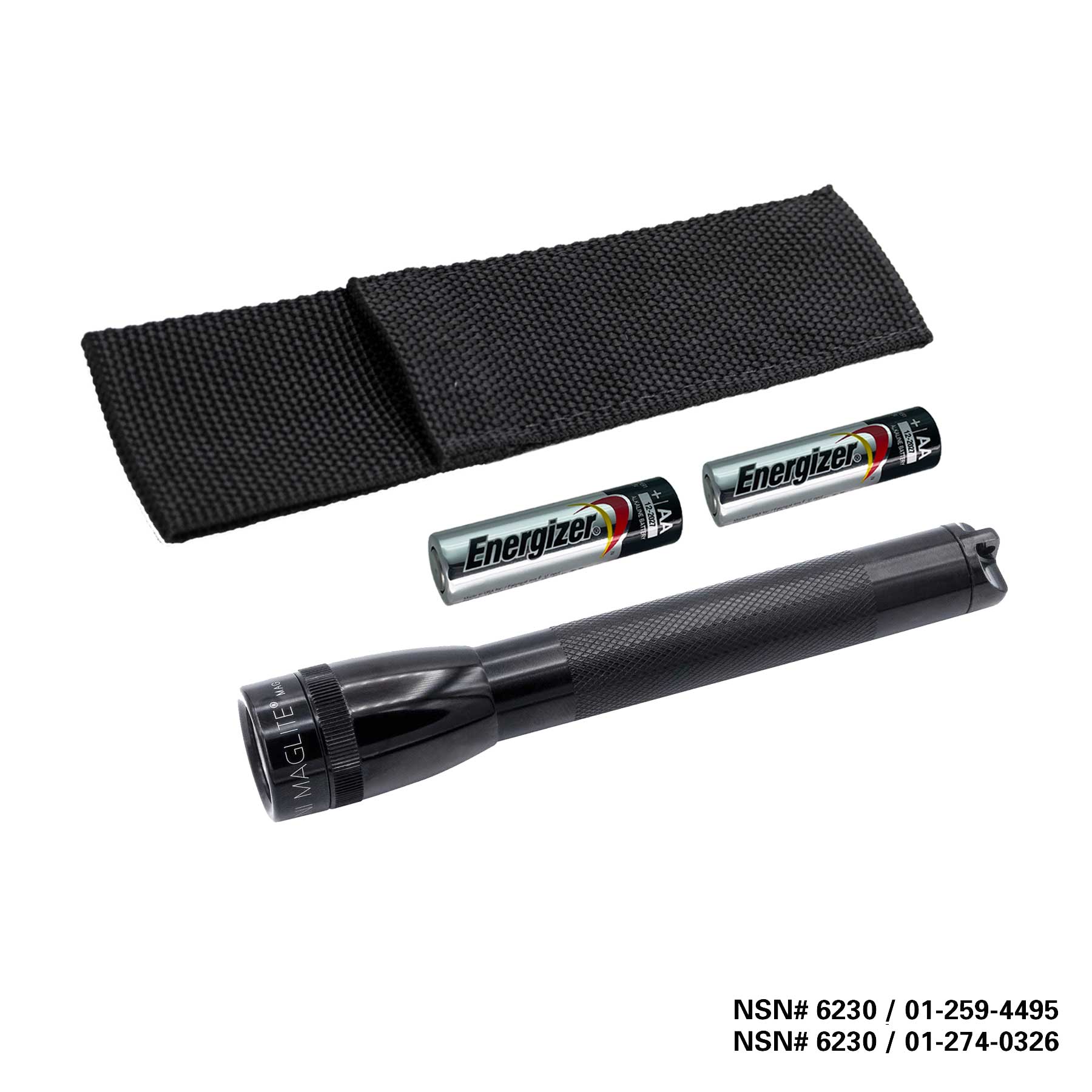 Mini Maglite® - Classic AA Flashlight - Holster Pack