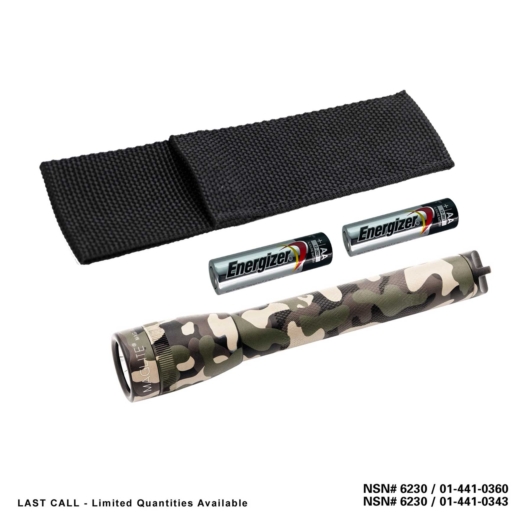 Mini Maglite® - Classic AA Flashlight - Holster Pack