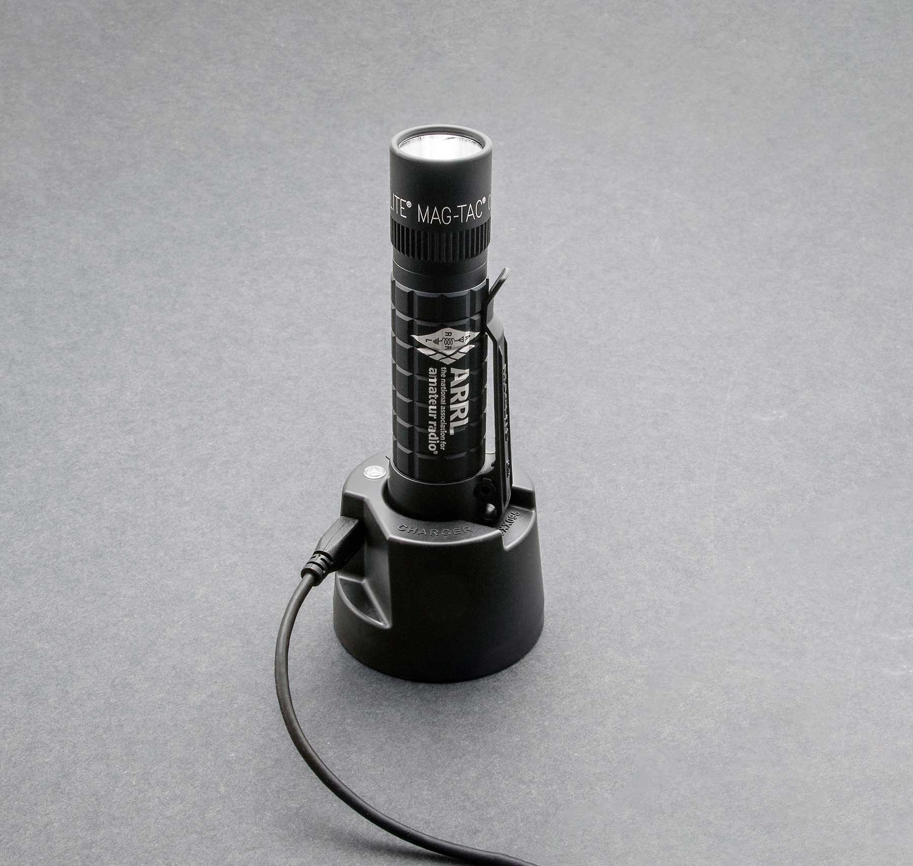 MagTac LED Rechargeable Flashlight ARRL Plain Bezel – Maglite