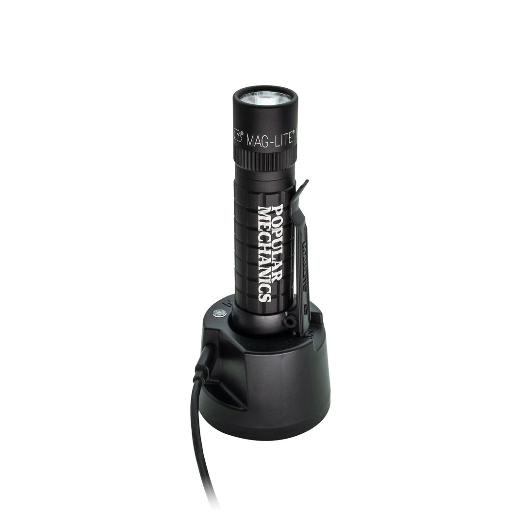 MAG TAC LED Rechargeable Flashlight System Plain Bezel Popular Mecha Maglite