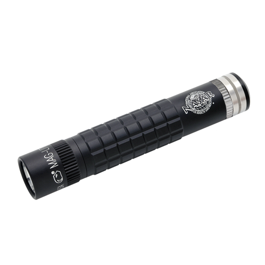 The MAG-TAC LED Rechargeable Flashlight with special engraving
