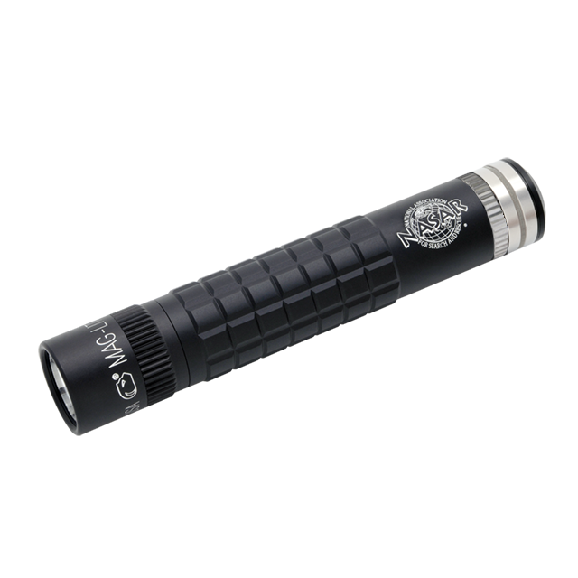 The MAG-TAC LED Rechargeable Flashlight with special engraving
