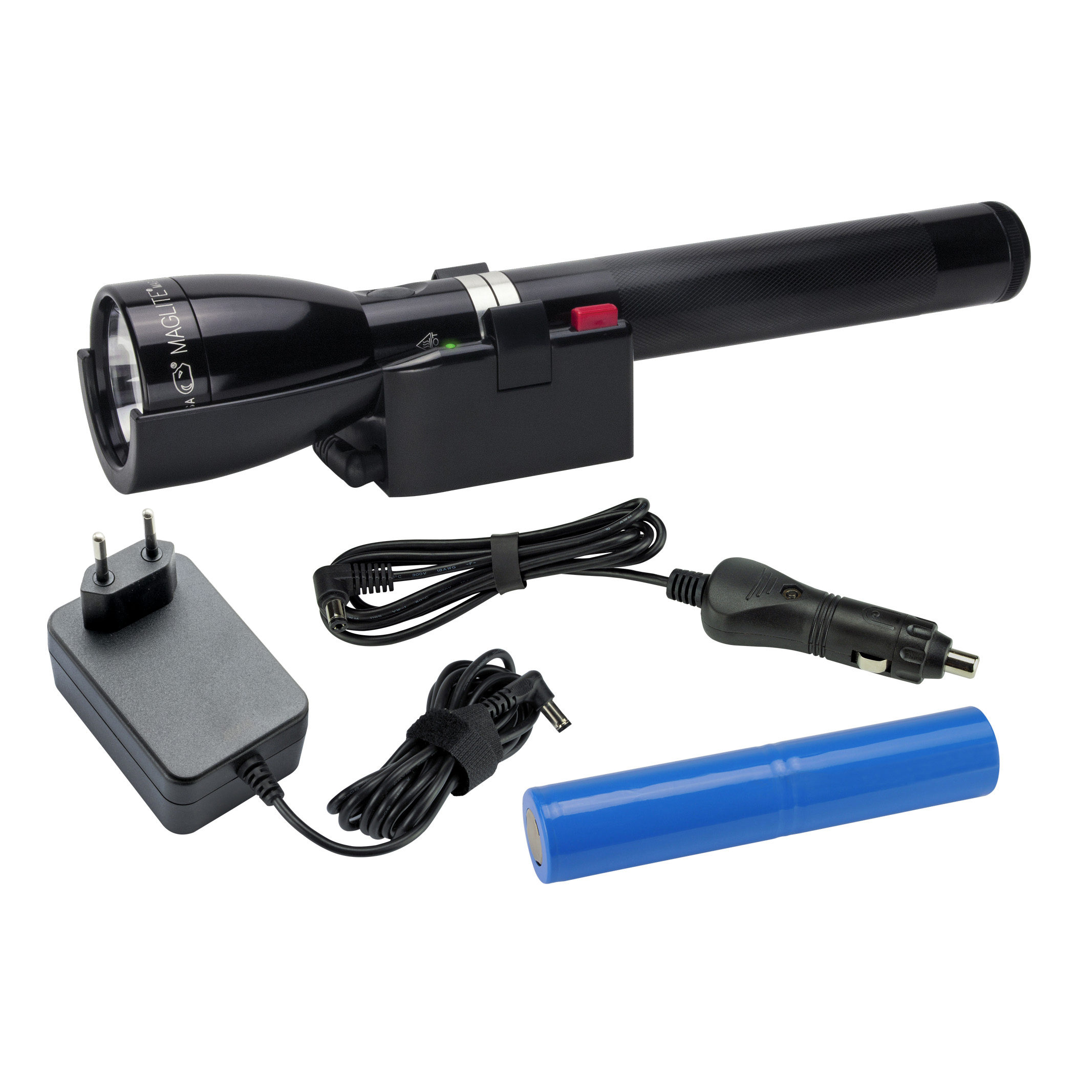 Maglite® ML150LR Rechargeable LED Flashlight – 458-Meter Beam, 1,082 Lumens, 52,555 Candela & Up to 79-Hour Runtime, Quick Focus®, QuickClik® & Fast-Charging LiFePO4 Power