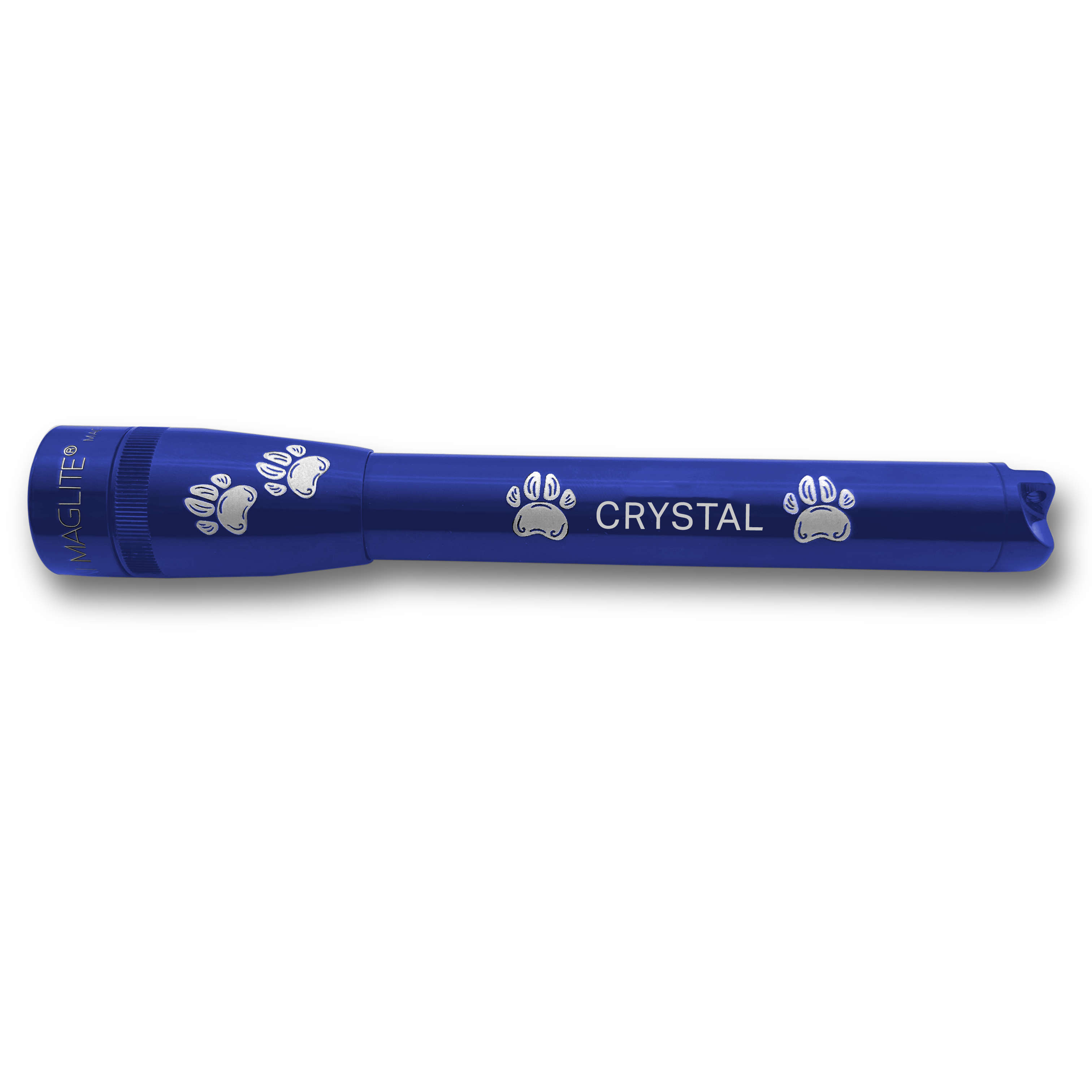 Mini Maglite Pro LED Flashlight - Blue - Custom Pet Engraving