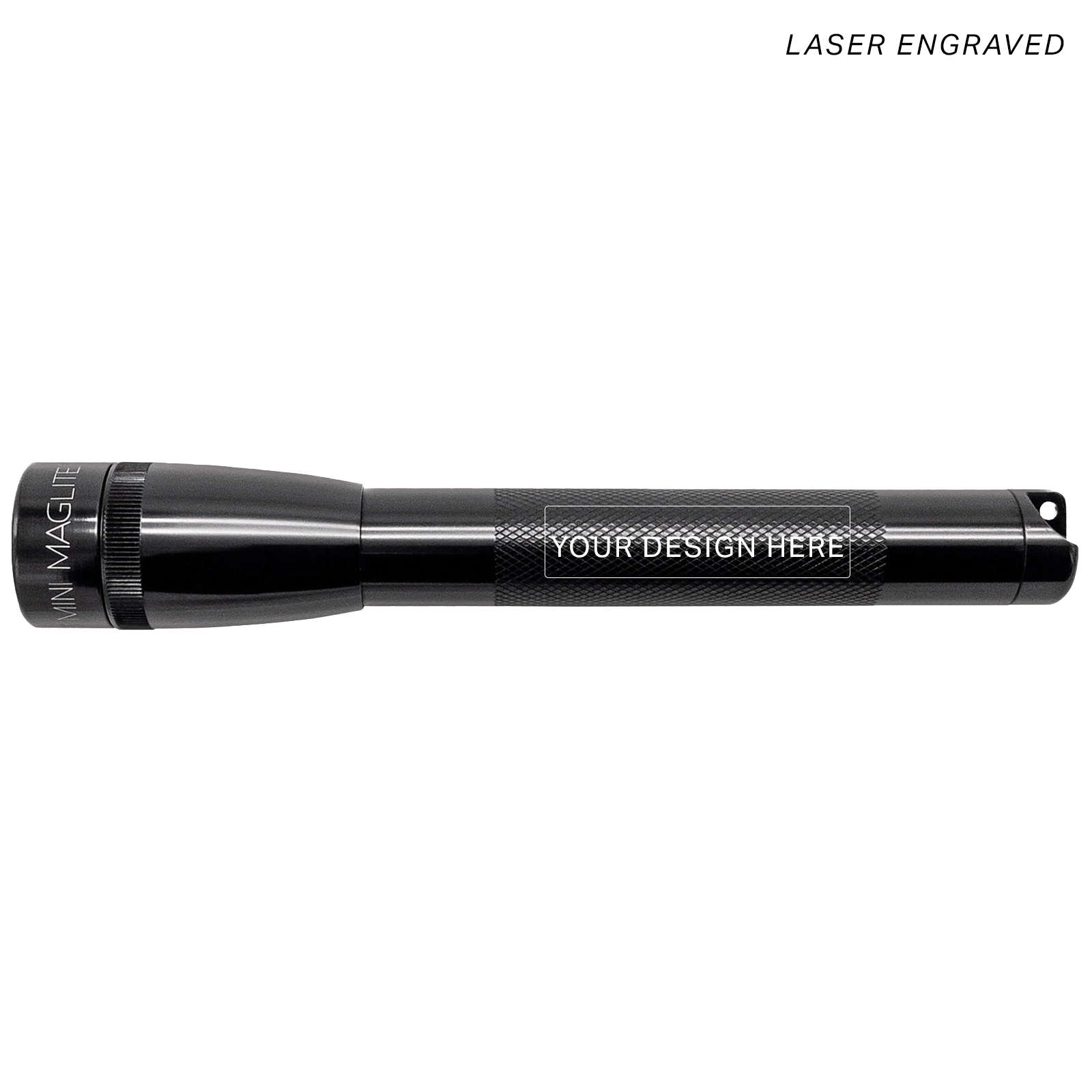 Maglite Mini Pro LED Flashlight Black Engraving