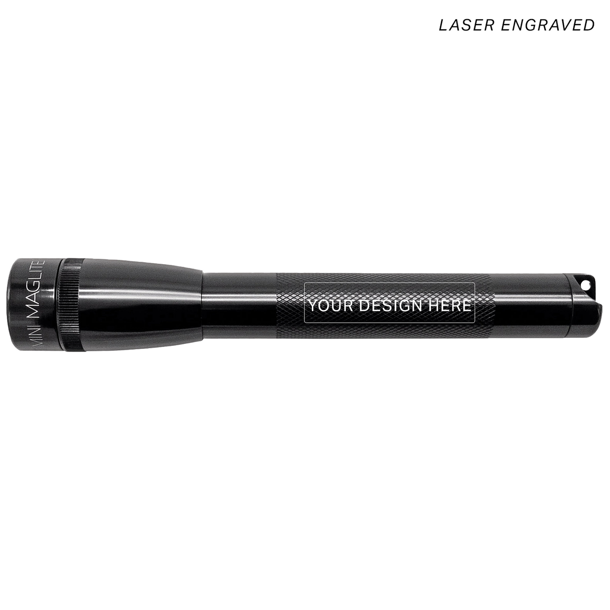 Maglite Mini Pro LED Flashlight Black Engraving