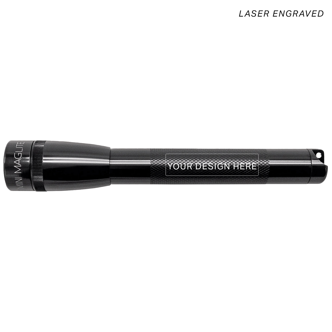 Mini Maglite Pro LED Flashlight - Black - Custom Engraving