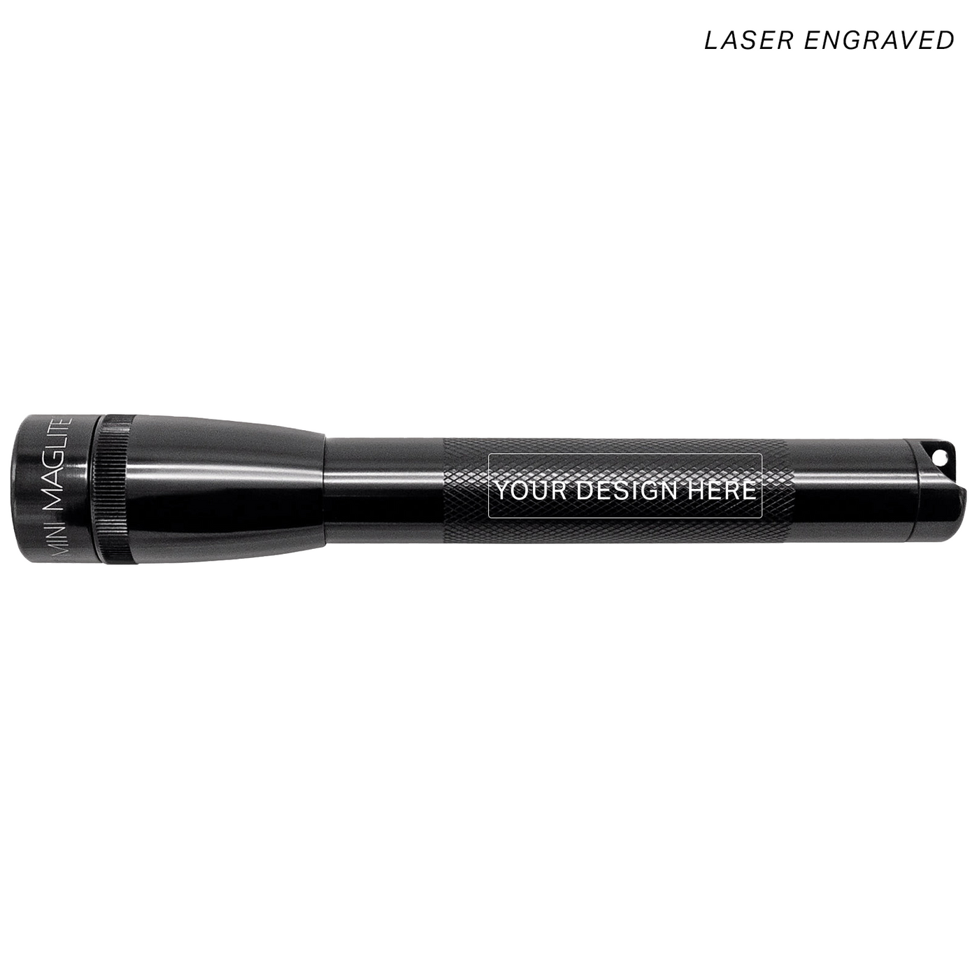 Mini Maglite Pro LED Flashlight - Black - Custom Engraving