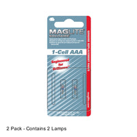 Maglite Solitaire 1-Cell AAA replacement lamp bulb packaging