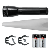 Maglite Zenitech ML25LT LED 2-Cell C Flashlight, Grey