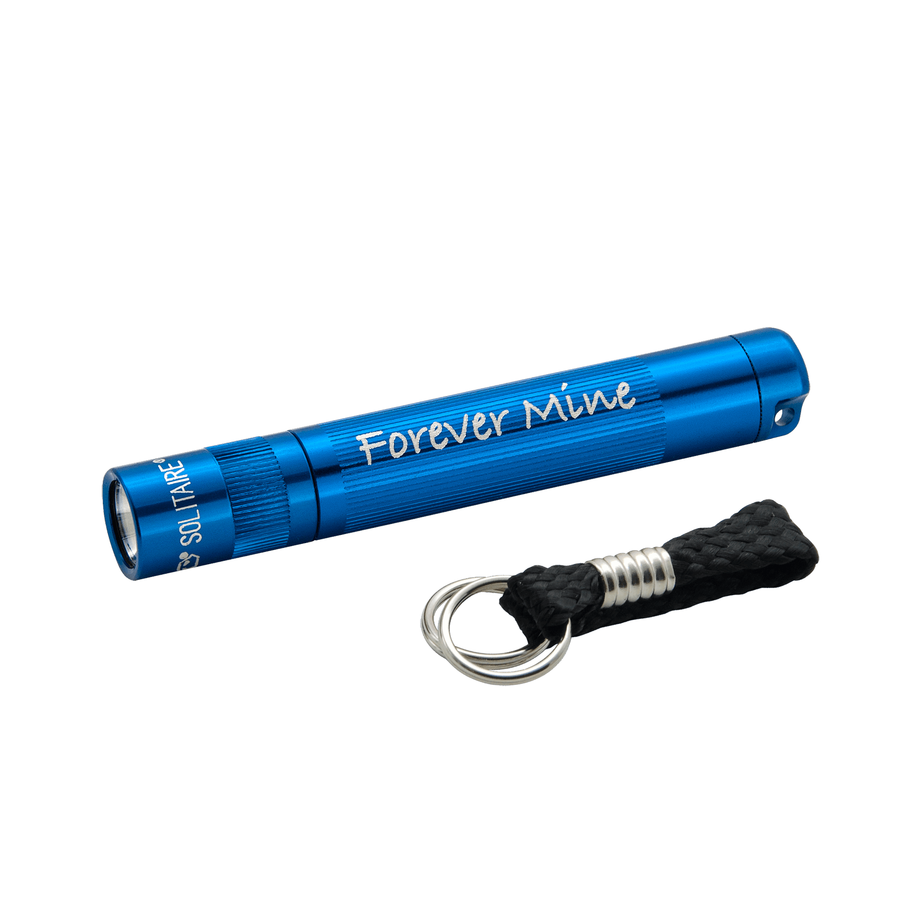 Maglite Solitaire LED - Forever Mine - Key Chain Flashlight Blue