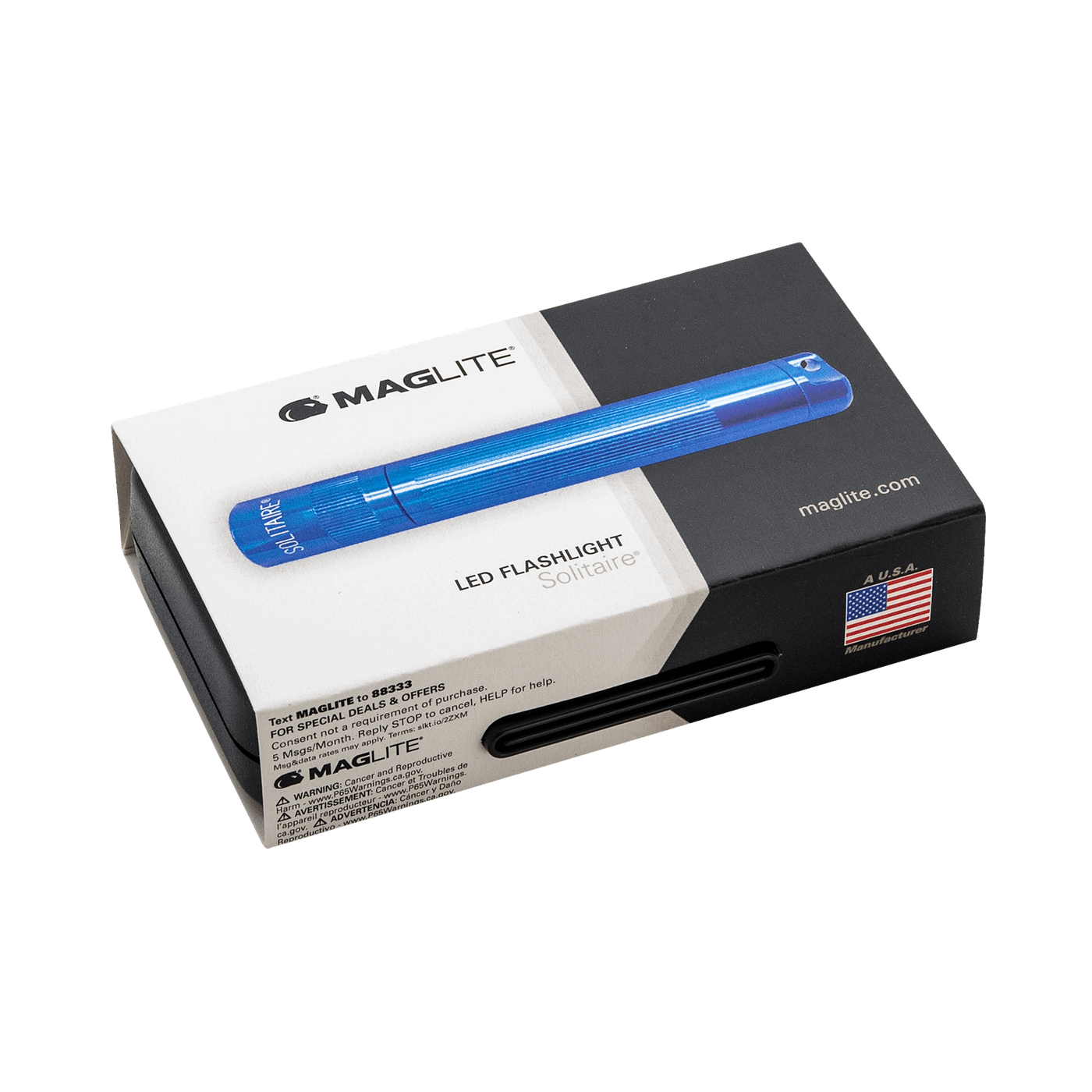 Maglite Solitaire LED - Be Mine - Key Chain Flashlight Blue