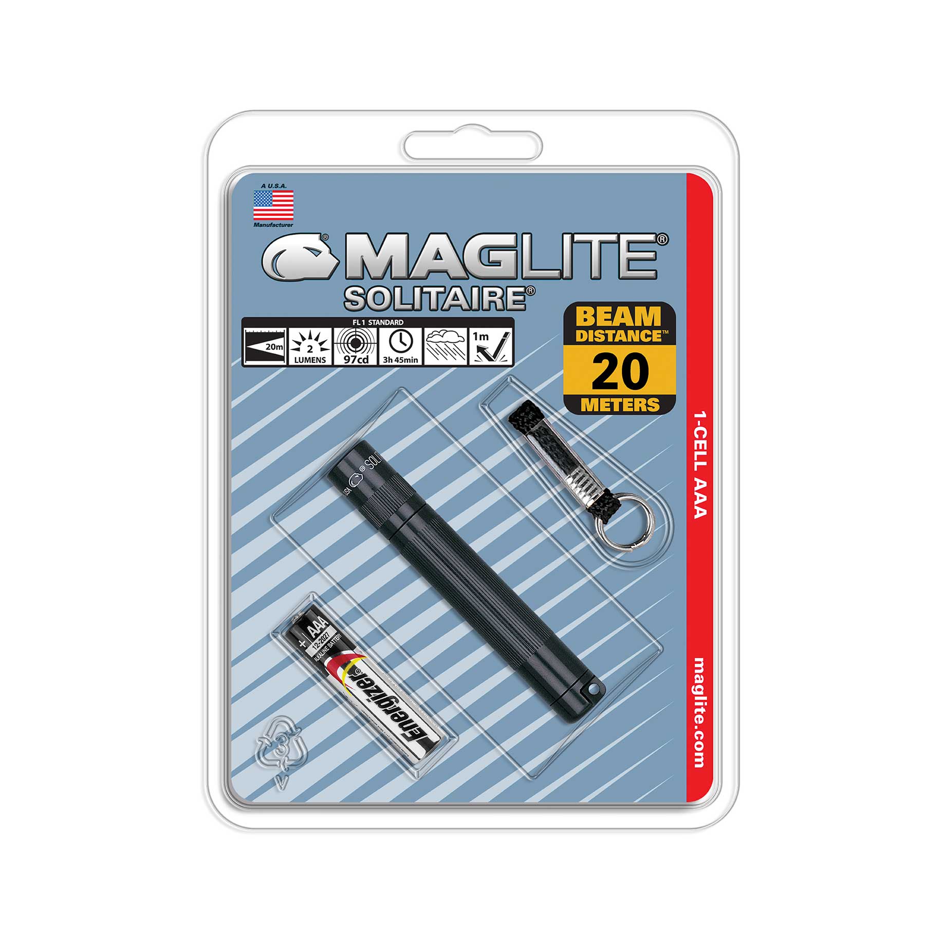 Maglite Solitaire Incandescent 1 AAA Flashlight