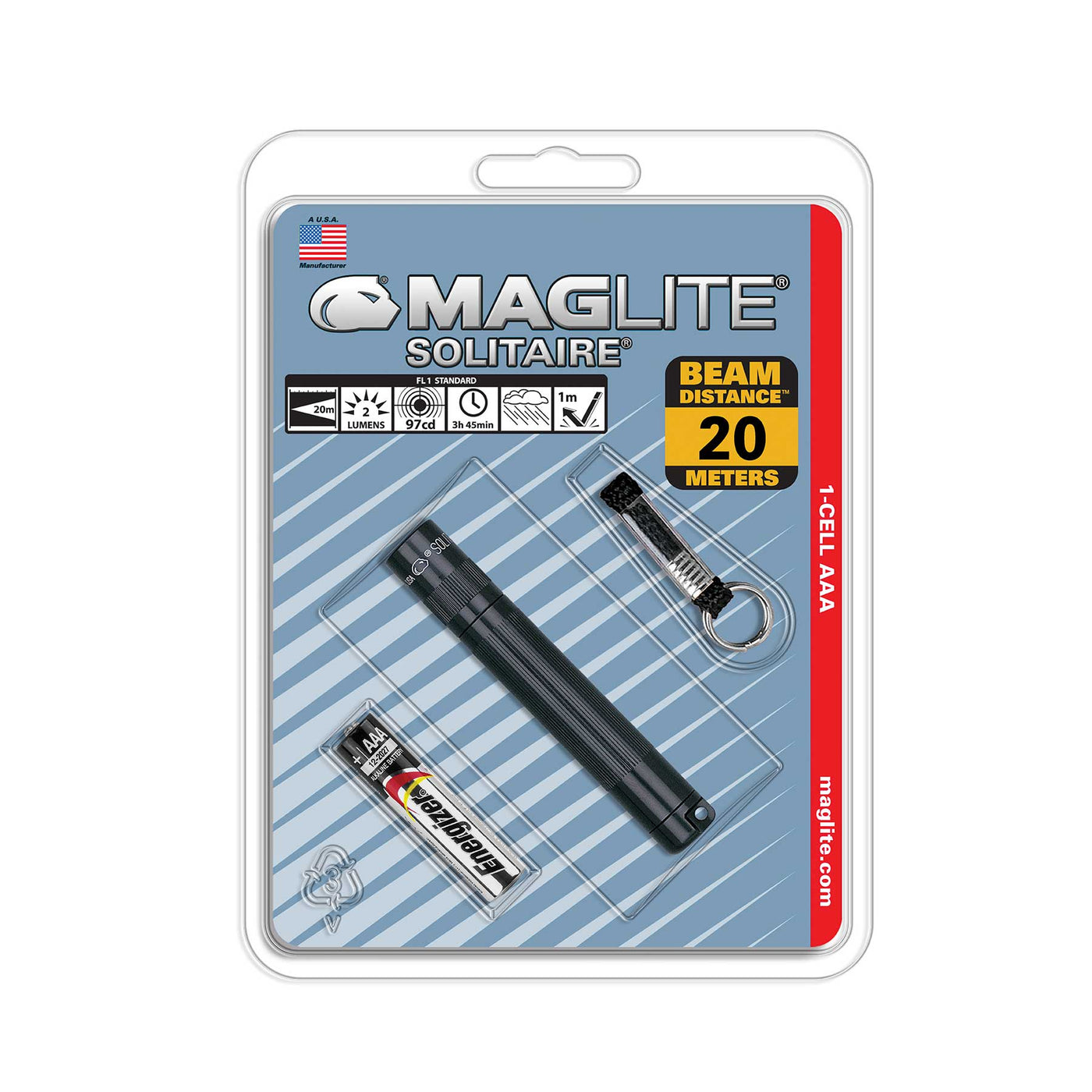 Maglite Solitaire Incandescent 1 AAA - Blister
