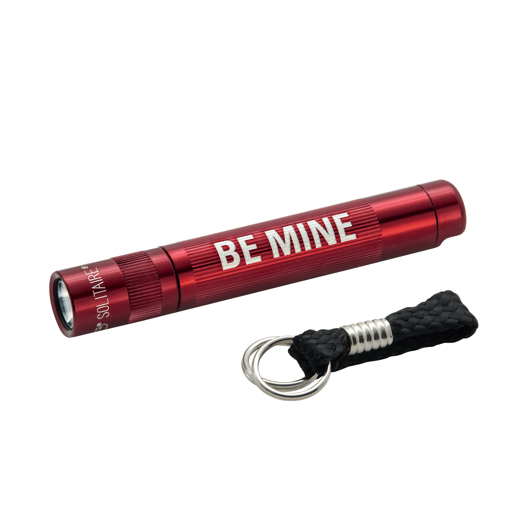 Maglite Solitaire LED Be Mine Key Chain Flashlight Red