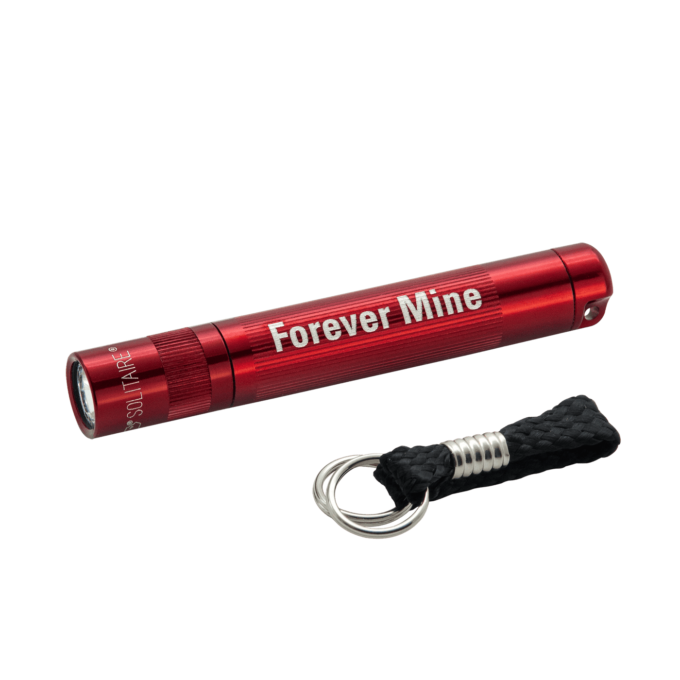 Maglite Solitaire LED - Forever Mine - Key Chain Flashlight Red