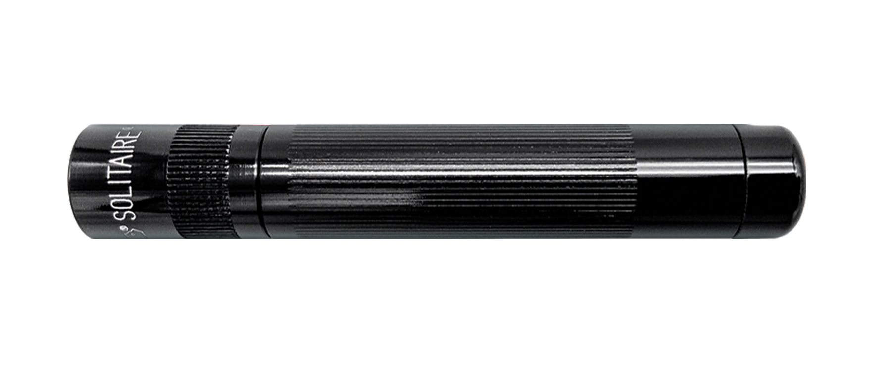 Solitaire LED Keychain Flashlight Black Engraving – Maglite