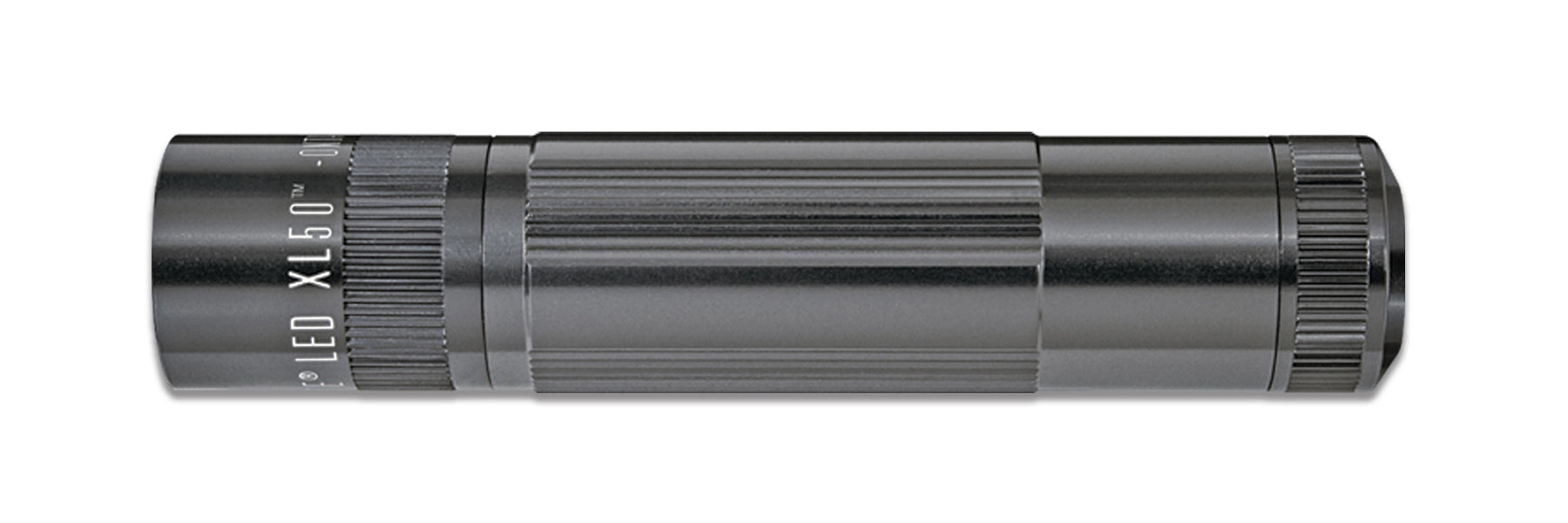 Maglite® XL50® LED Flashlight - Gray - Custom Engraving – 224-Meter Beam, Up to 25-Hour Runtime & 200 Lumens