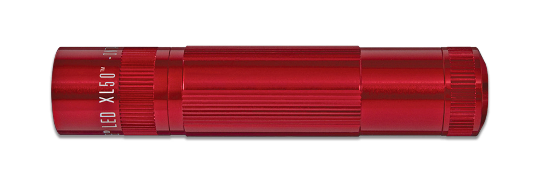 Maglite® XL50® LED Flashlight - Red - Custom Engraving – 224-Meter Beam, Up to 25-Hour Runtime & 200 Lumens