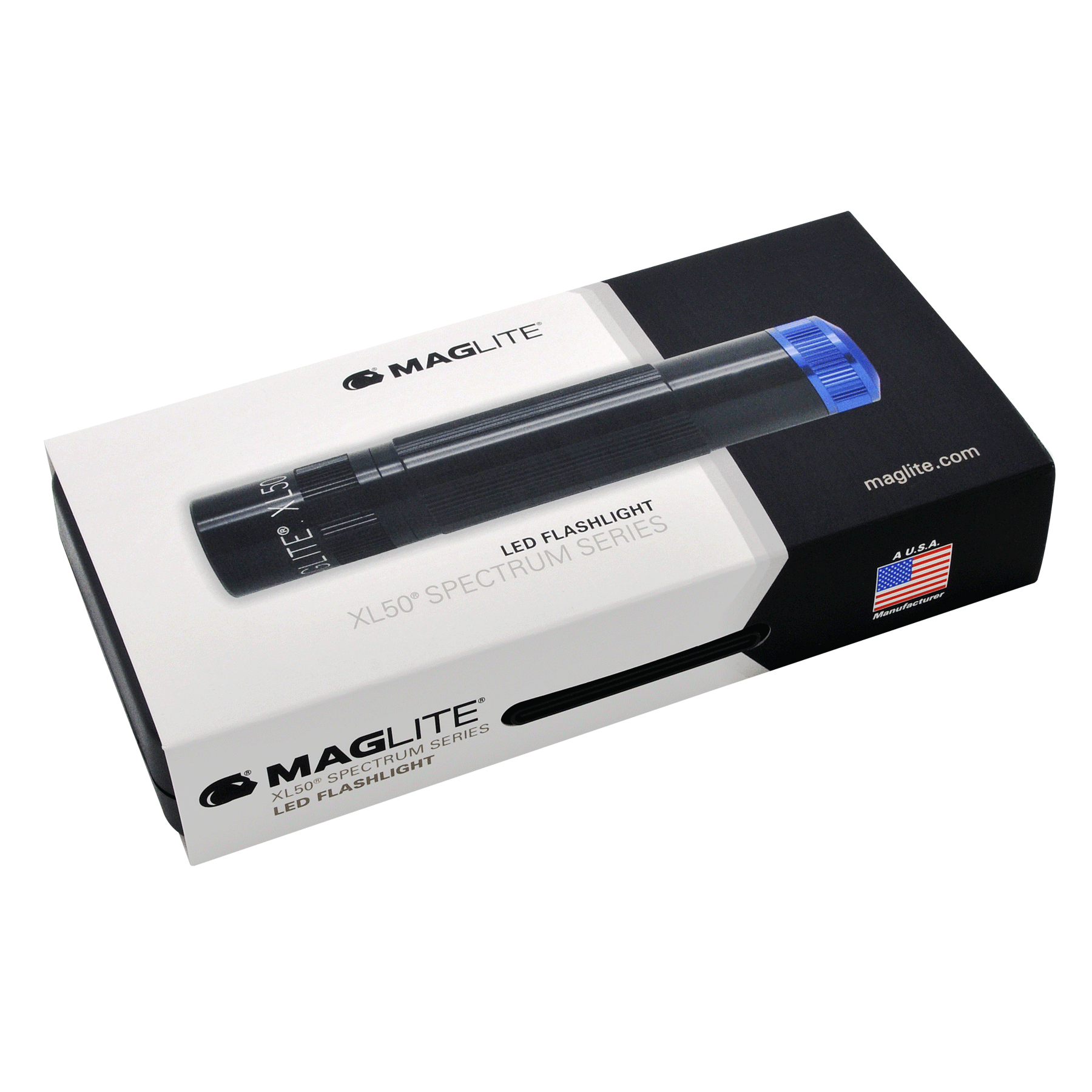 Maglite® Blue Spectrum XL50® LED Flashlight – 61 Lumens, 109-Meter Blue Beam & Multi-Mode Specialty Lighting