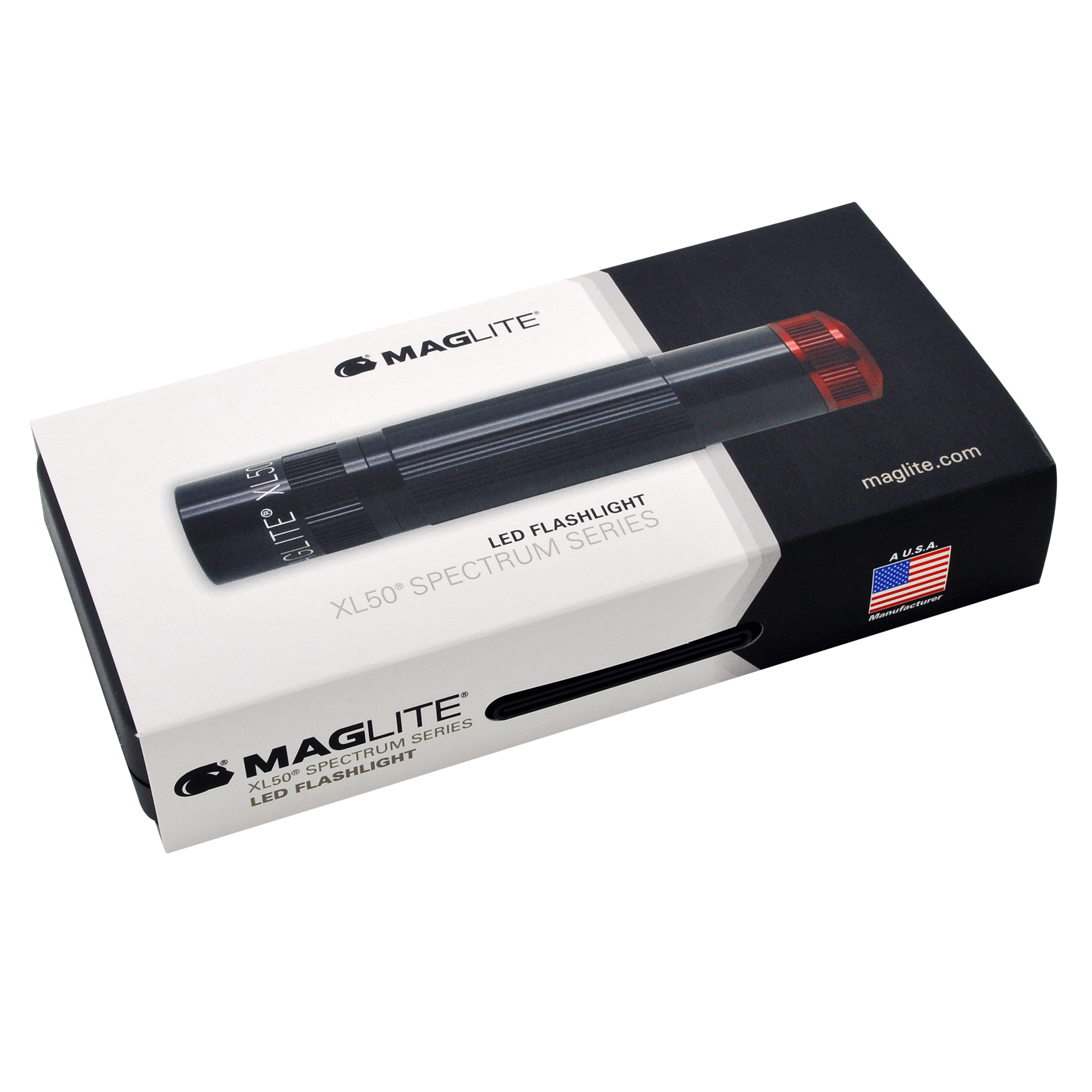 Maglite® Red Spectrum XL50® LED Flashlight – 114 Lumens, 140-Meter Red Beam & Multi-Mode Specialty Lighting