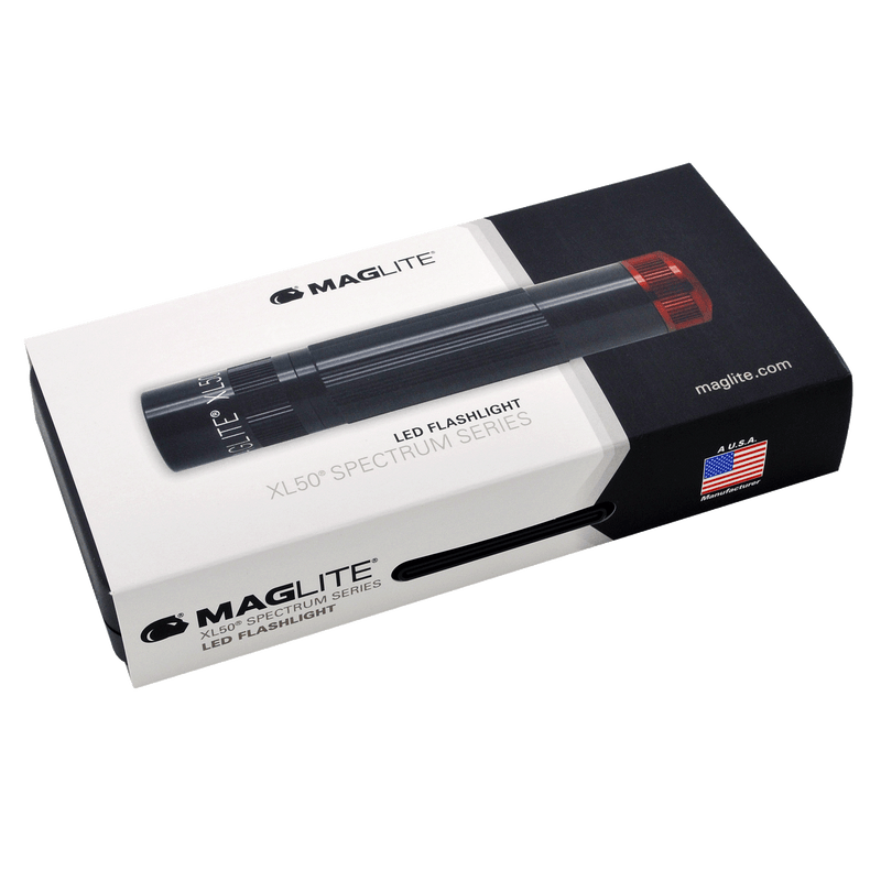 Maglite XL50 LED Spectrum Red Flashlight