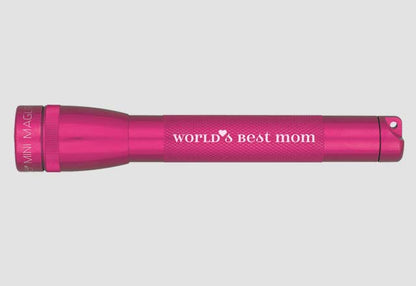 World's Best Mom Mini Maglite Xenon 2AA